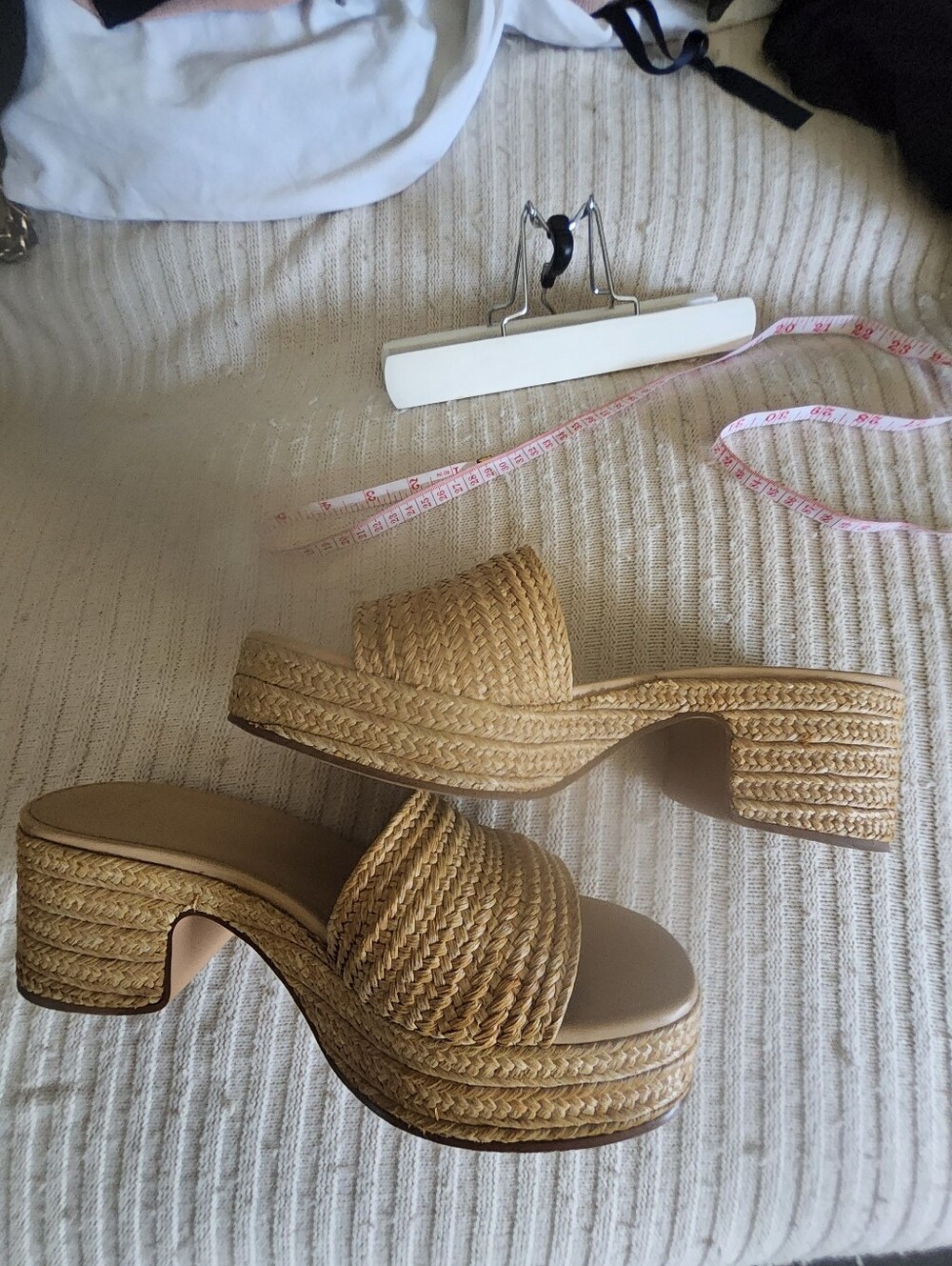 VINCE Platform Slide Sandals